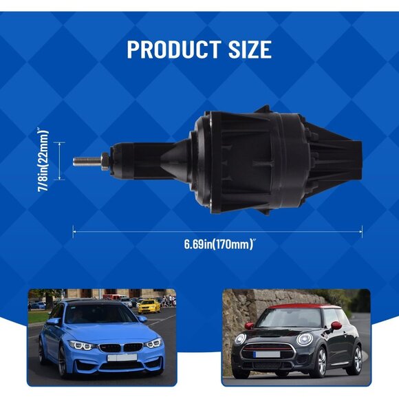 11657850453 Turbocharger Wastegate Valve Actuator - Picture 2 of 7